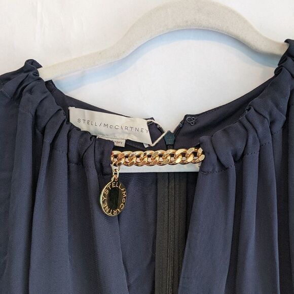 Stella McCartney jumpsuit with gold chain S (IT40) BNWT - Picture 3 of 10